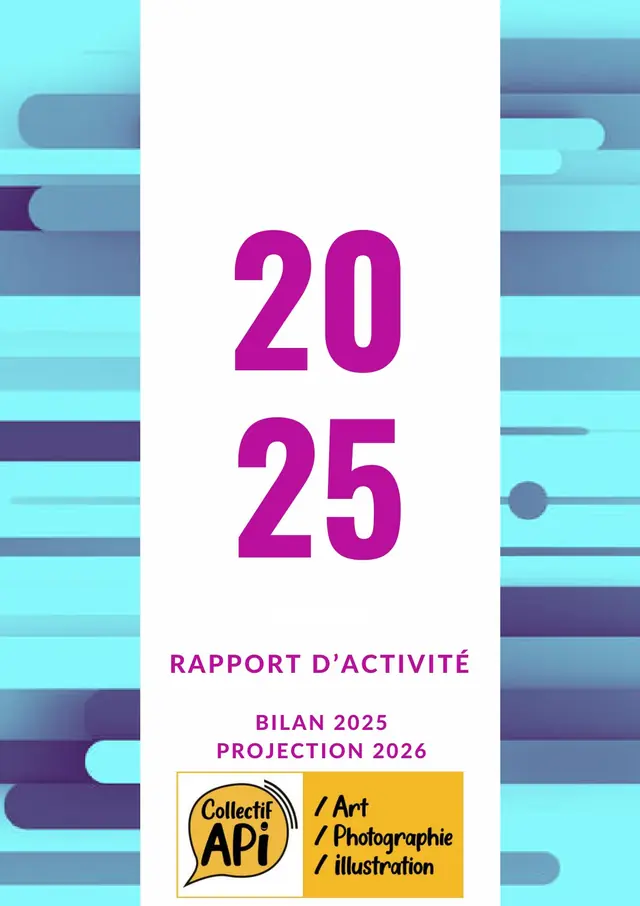 Couverture du rapport d'activité 2025 du Collectif API
